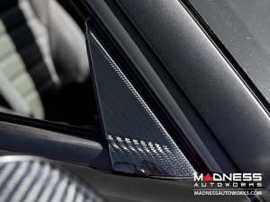 Alfa Romeo 4C Door Trim - Carbon Fiber - Exterior Door Triangle Trim